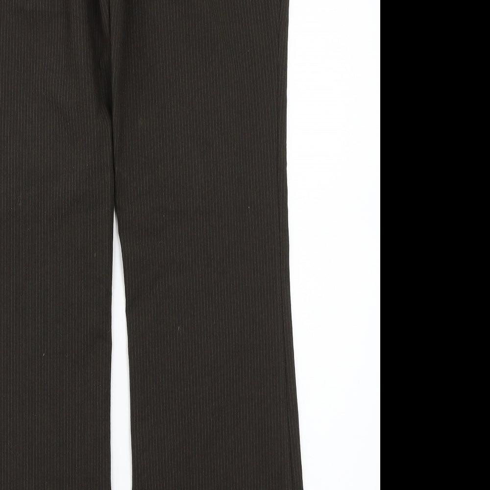 Womens UK Size 8 Gap Regular Fit Brown Trousers