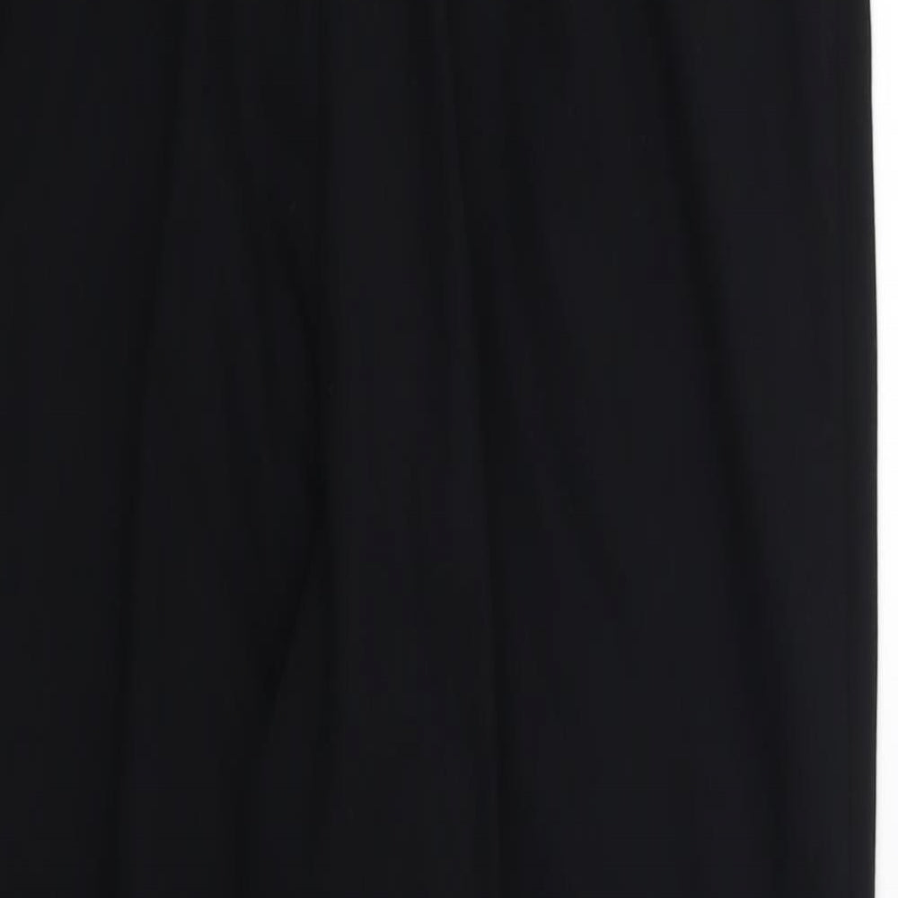 Womens UK Size 12 Marks and Spencer Regular Fit Black Trousers