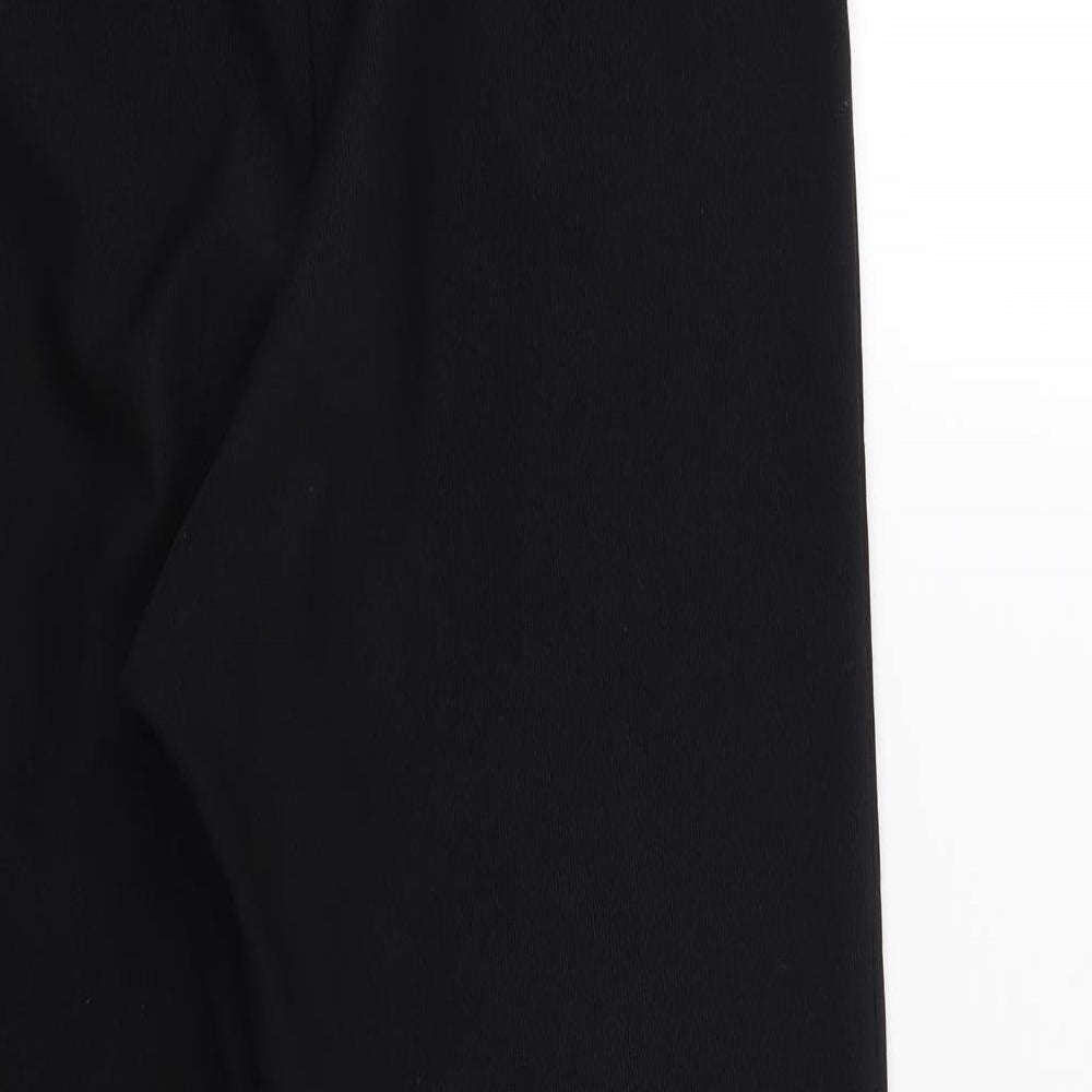 Womens UK Size 12 Classics Regular Fit Black Trousers