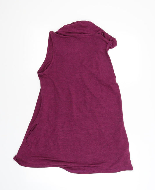 IZABEL Womens Purple A-Line Size 10