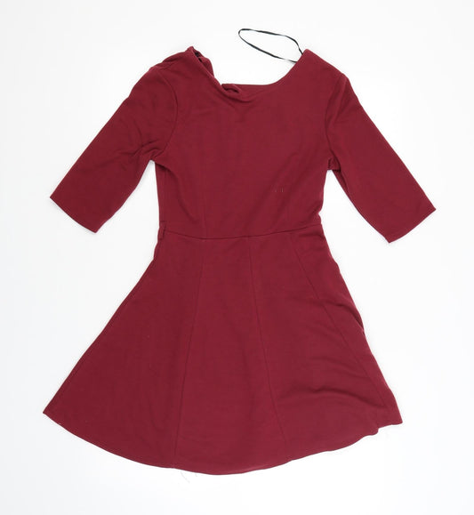 Rare Womens Red A-Line Size 12