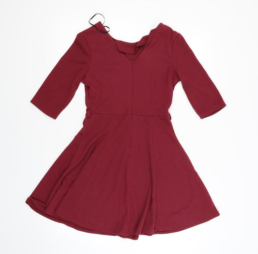 Rare Womens Red A-Line Size 12