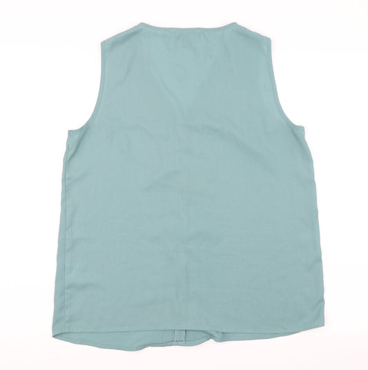 Primark Womens Blue Basic Blouse Size 14