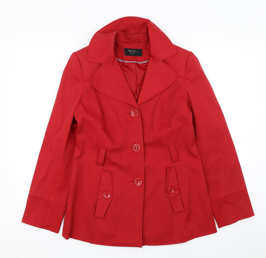 Womens UK Size 10 BHS Red Jacket