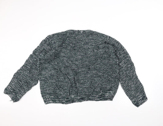 Burton Mens Black Knit Pullover Jumper Size M