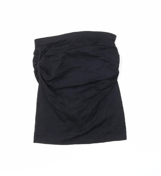 Womens UK Size M newlook Black Cropped Tank