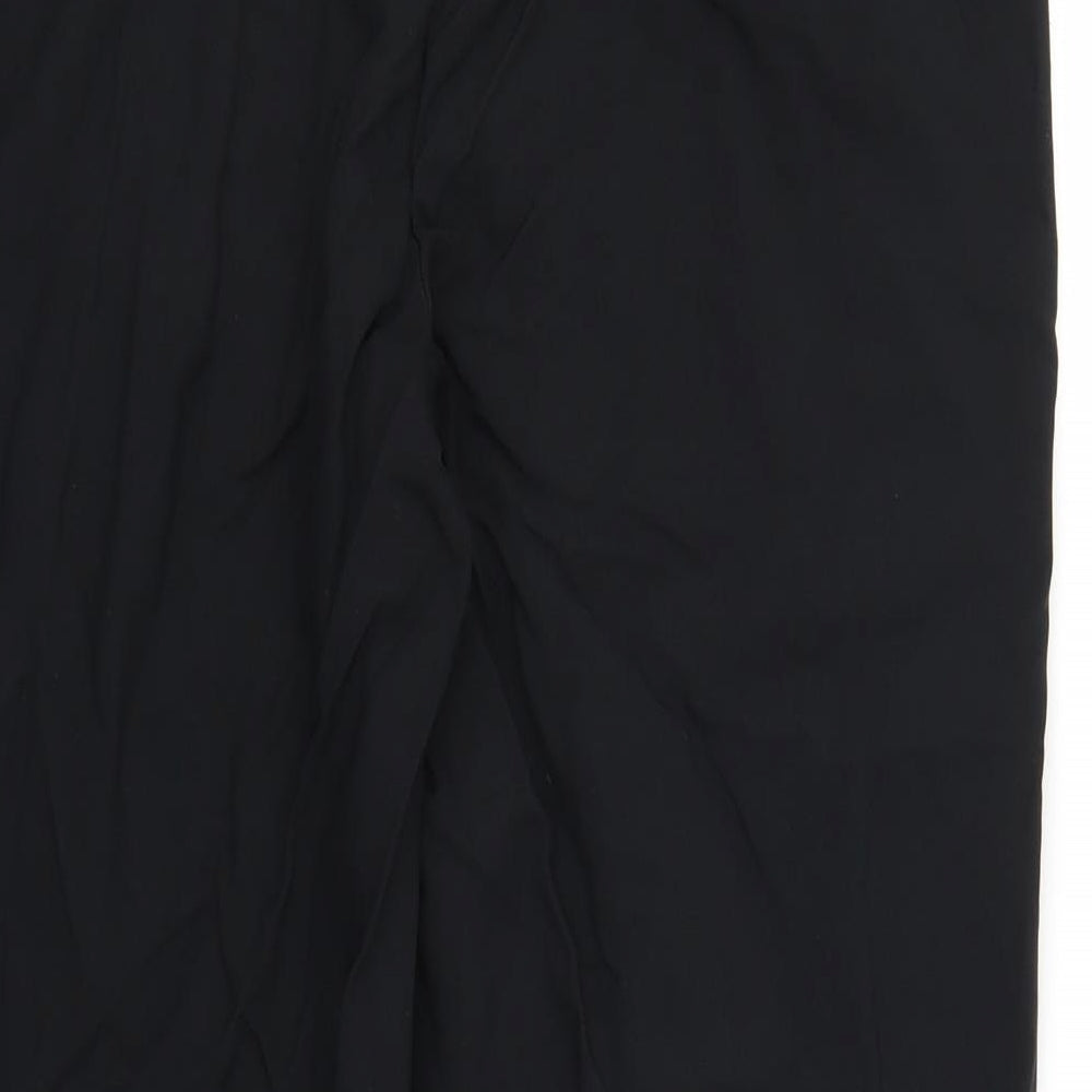 Womens UK Size 14 BHS Regular Fit Black Trousers