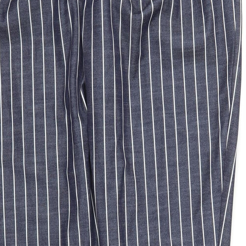Womens UK Size 10 Gap Regular Fit Black Trousers