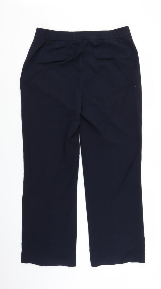 Maine Womens Blue Trousers Size 12 L27 in
