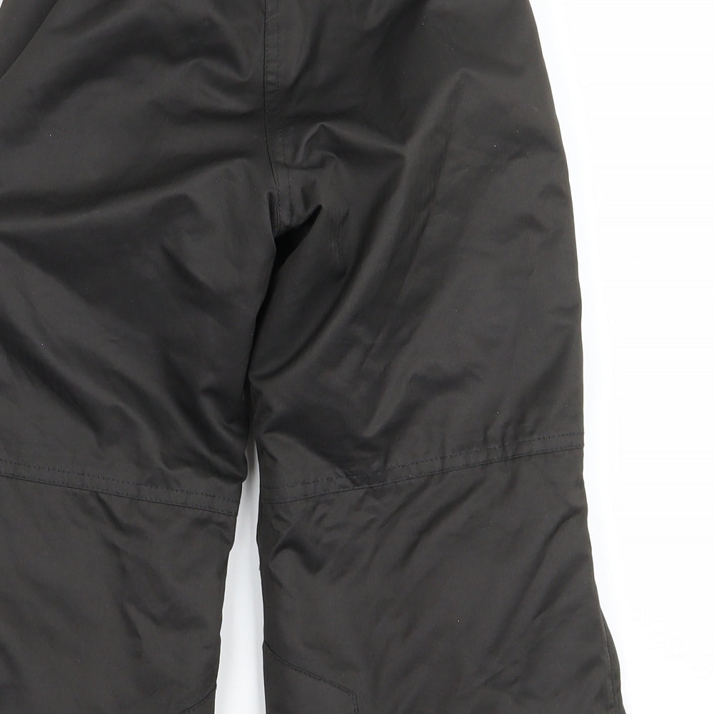 edge Boys Black Ramie Trousers Size 3 Years