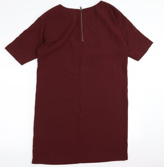 Topshop Womens Red Pencil Dress Size 10
