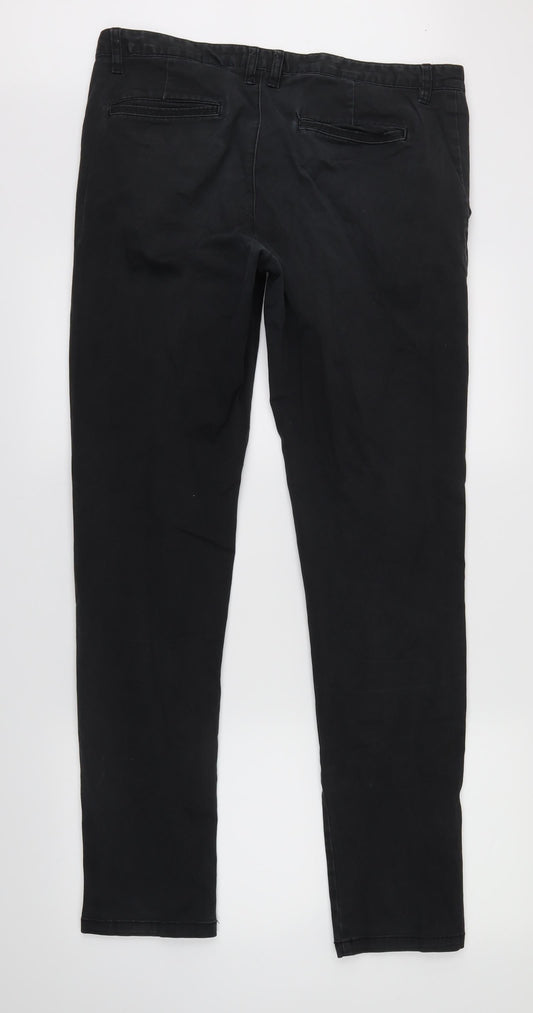 Primark Womens Black Denim Skinny Jeans Size 36 L38.5 in