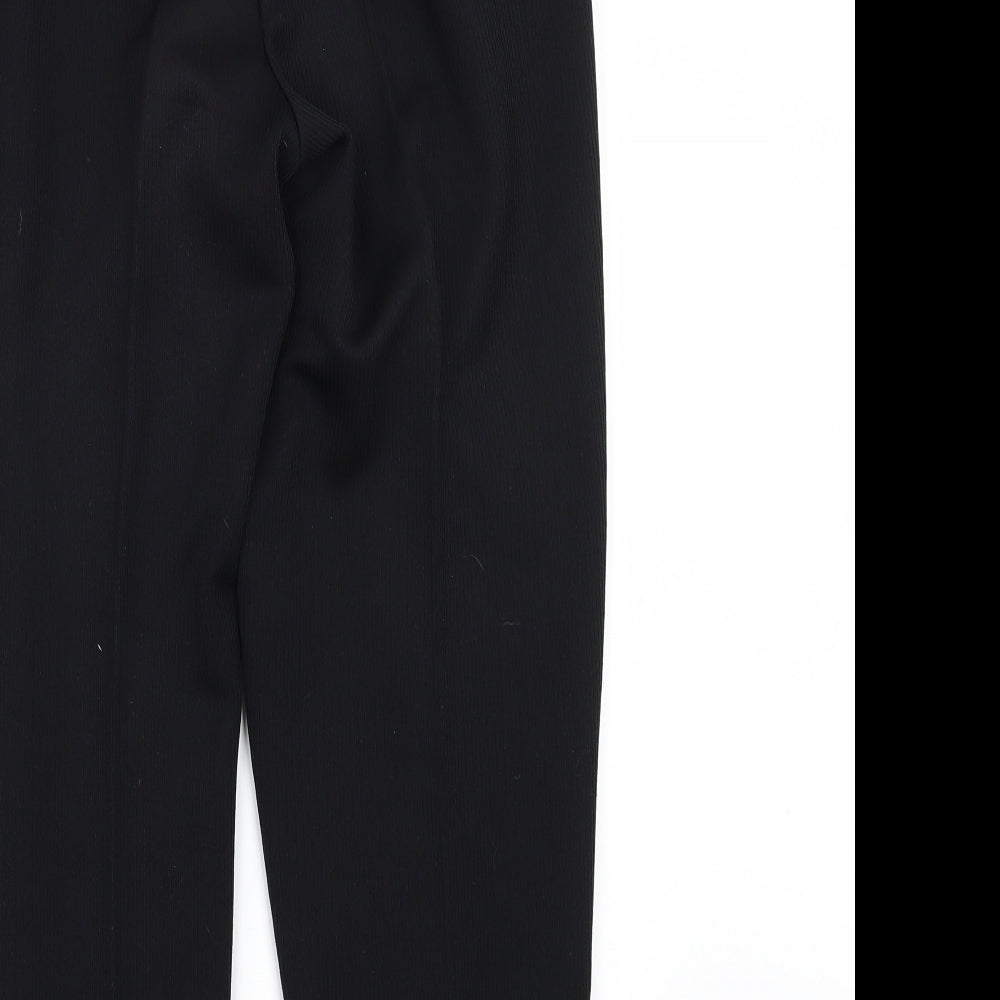 Womens UK Size 16 Berkertex Regular Fit Black Trousers
