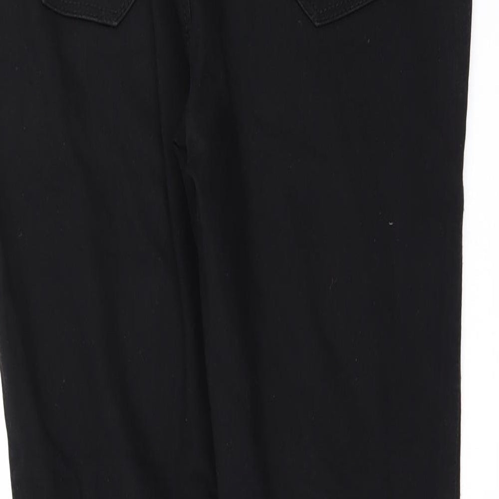 Denim & Co. Womens Black Denim Jegging Jeans Size 10 L30 in