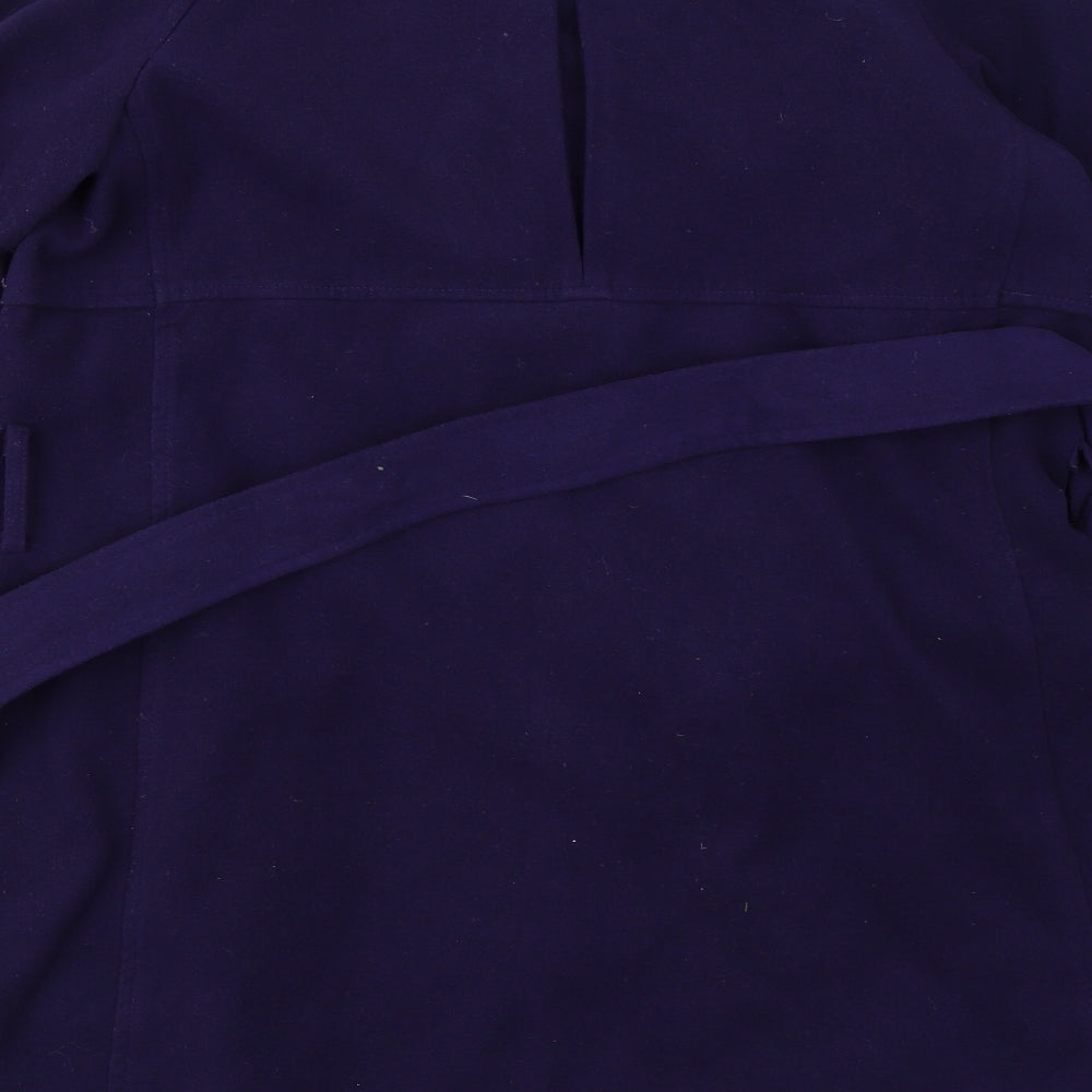 Womens UK Size 12 TG Purple Overcoat