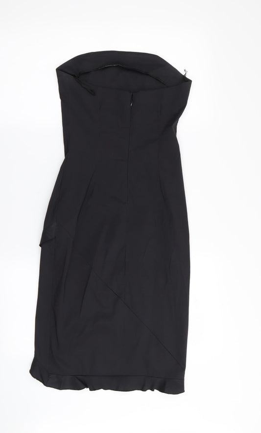 Closet Womens Black Pencil Dress Size 10