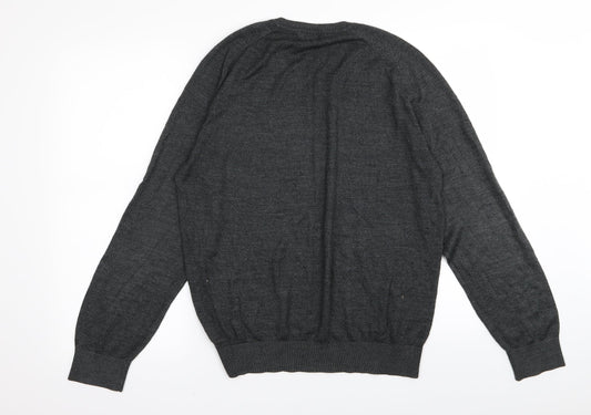 F&F Mens Grey   Pullover Jumper Size M