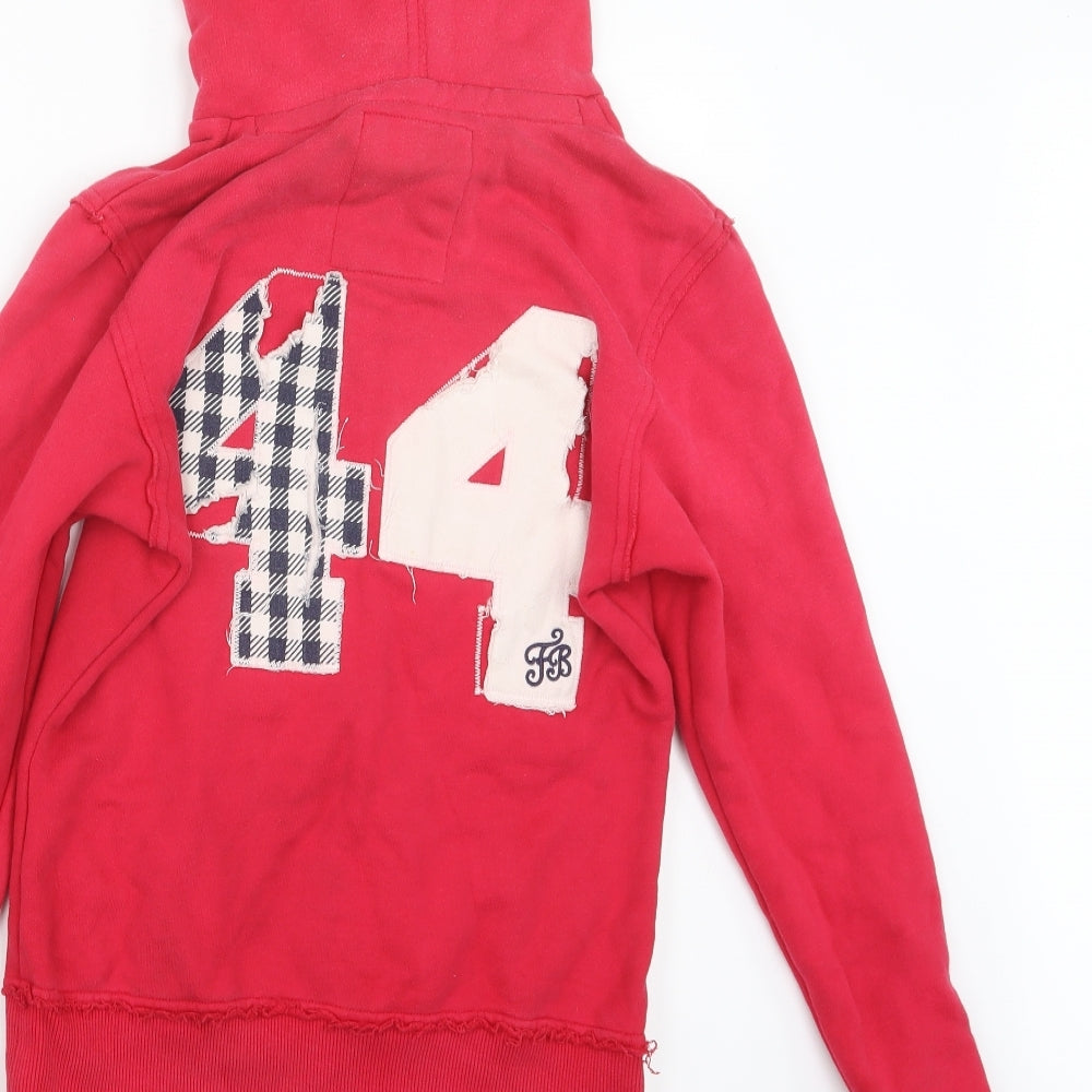 Fred in Boston Womens Pink Pullover Hoodie Size XS