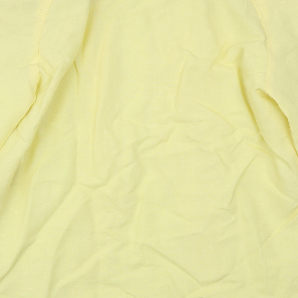 Womens UK Size 12 Planet Regular Yellow Blazer