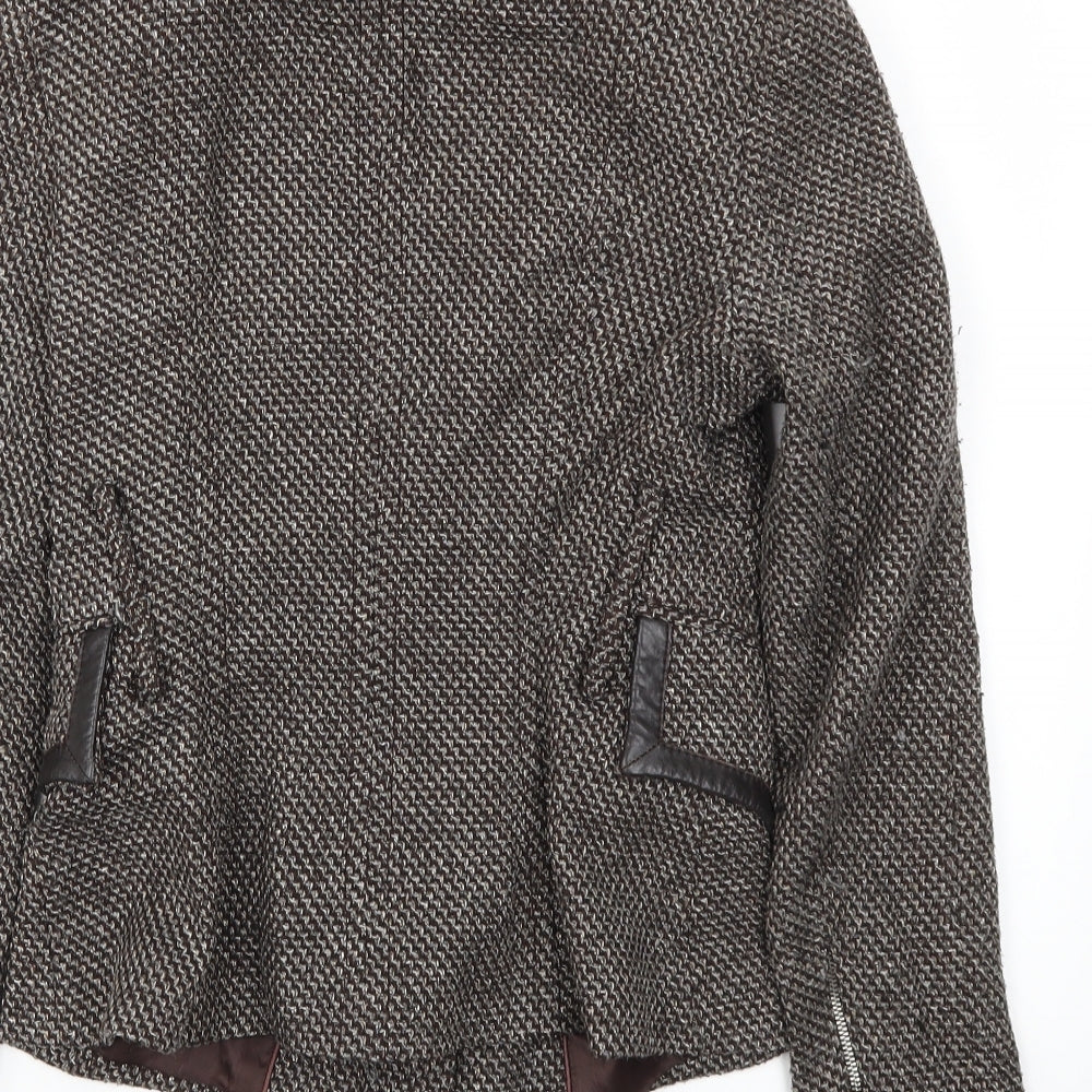 Womens UK Size S Zara Regular Brown Blazer
