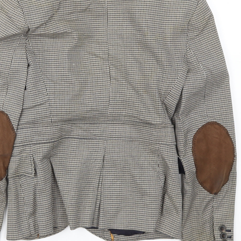 Zara Womens Brown Jacket Blazer Size M