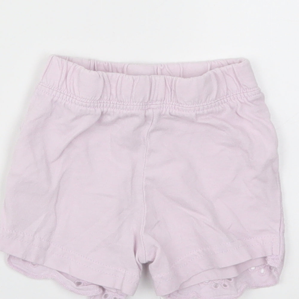 Primark Girls Purple Capri Trousers Size 3-6 Months