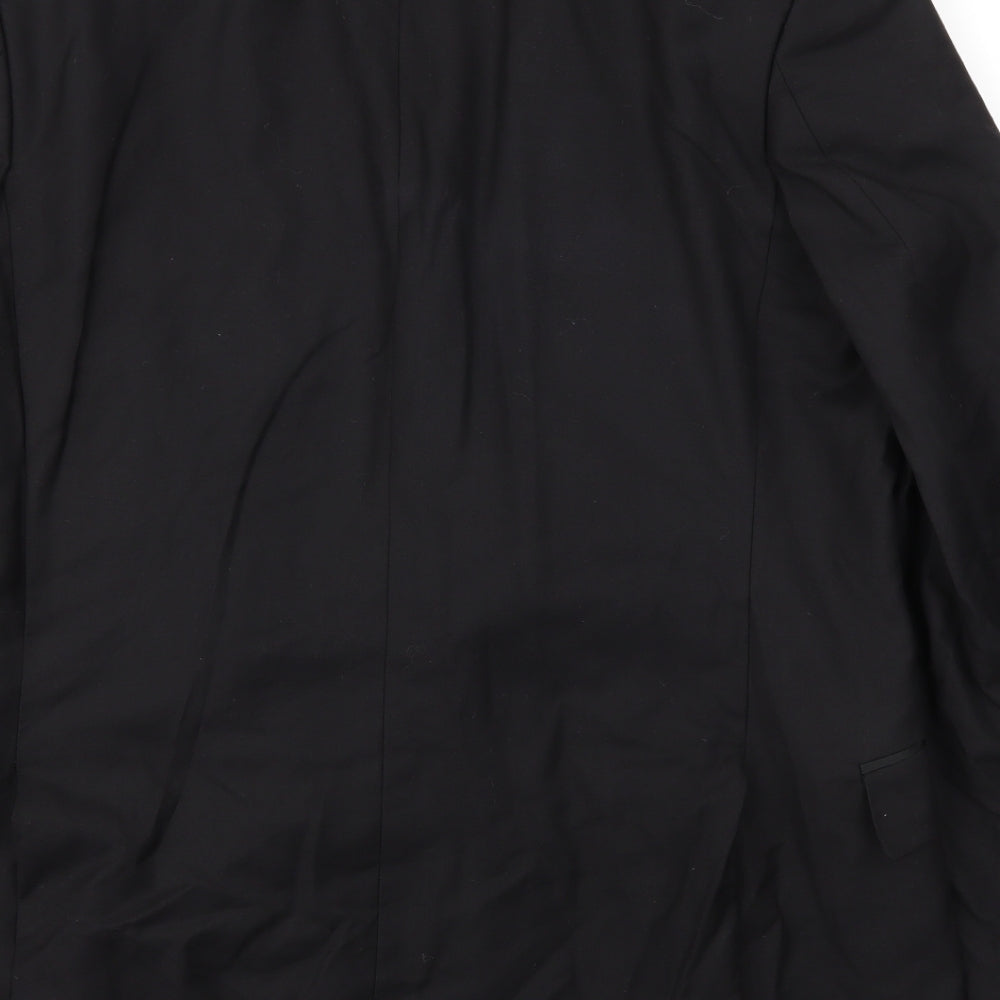 Mens UK Size 42 Burton Regular Black Suit Jacket
