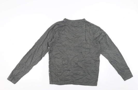 UrbanSpirit Mens Grey Check Pullover Jumper Size XS