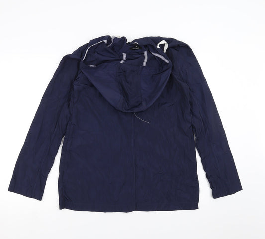 Boohoo Womens Blue Jacket Size 6