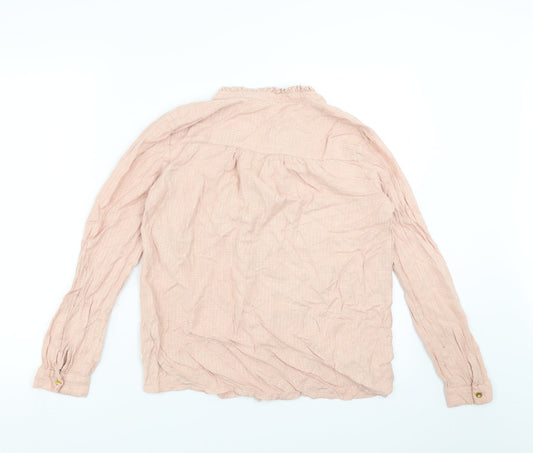 Womens UK Size M VERO MODA Pink Basic Blouse