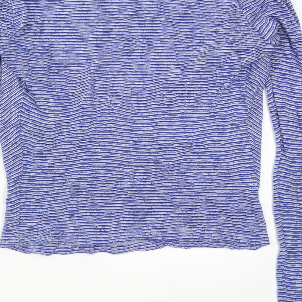 Womens UK Size S Only Blue Basic T-Shirt