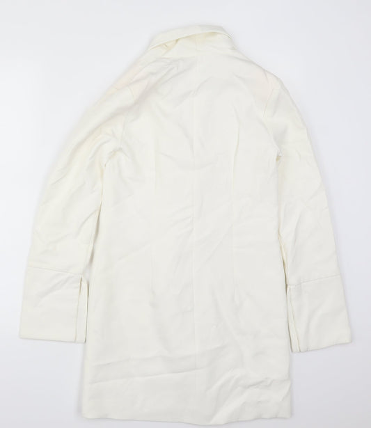 Missguided Womens White   Jacket Blazer Size 6