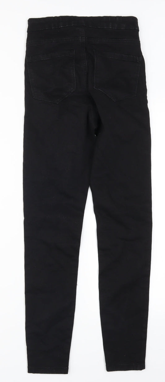 Denim Co Womens Black Denim Skinny Jeans Size 8 L28 in