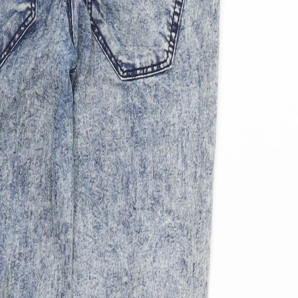 Denim Co Womens Blue Denim Jegging Jeans Size 6 L28 in - Acid Wash