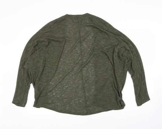 Primark Womens Green Cardigan Jumper Size L