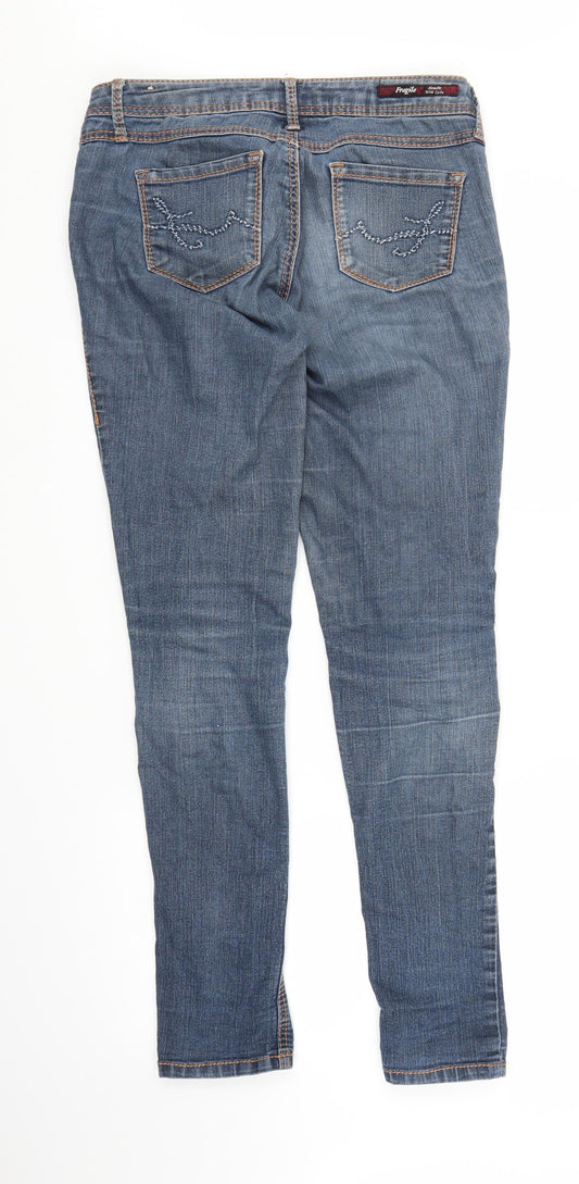 Fragile Womens Blue  Denim Skinny Jeans Size S L28 in