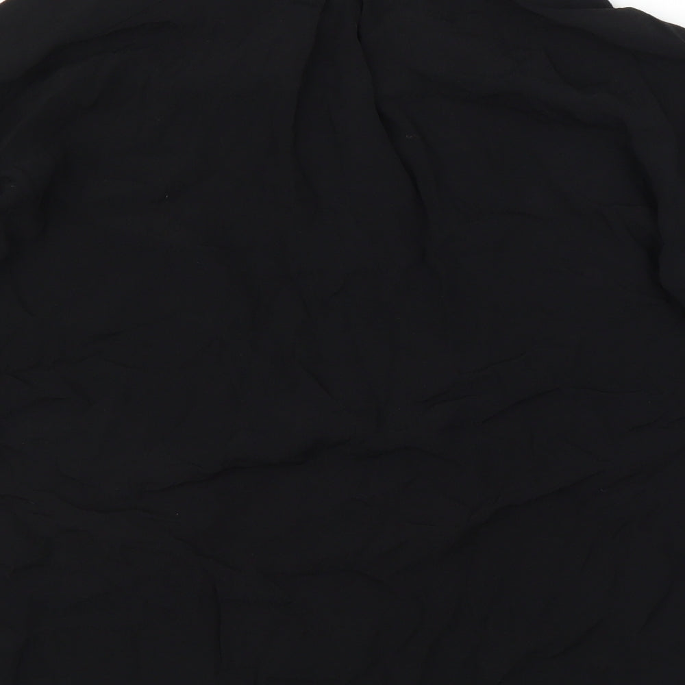 Womens UK Size S Monsoon Black Basic Blouse