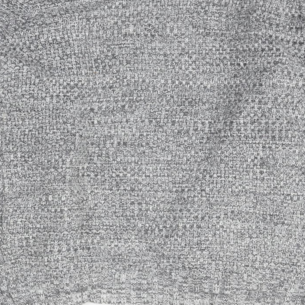 F&F Womens Grey Cardigan Jumper Size 8