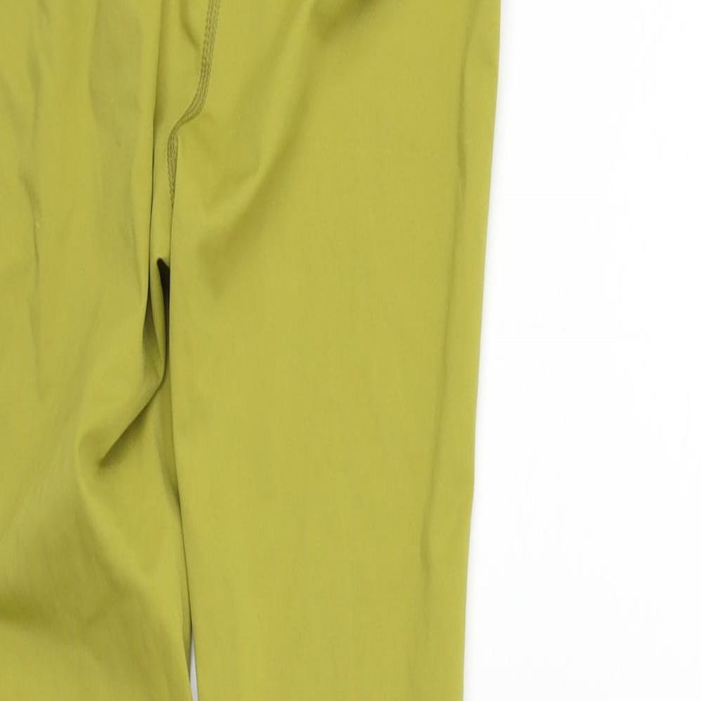 Womens UK Size S Preworn Green Leggings