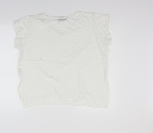 Atmosphere Womens White Basic T-Shirt Size 18