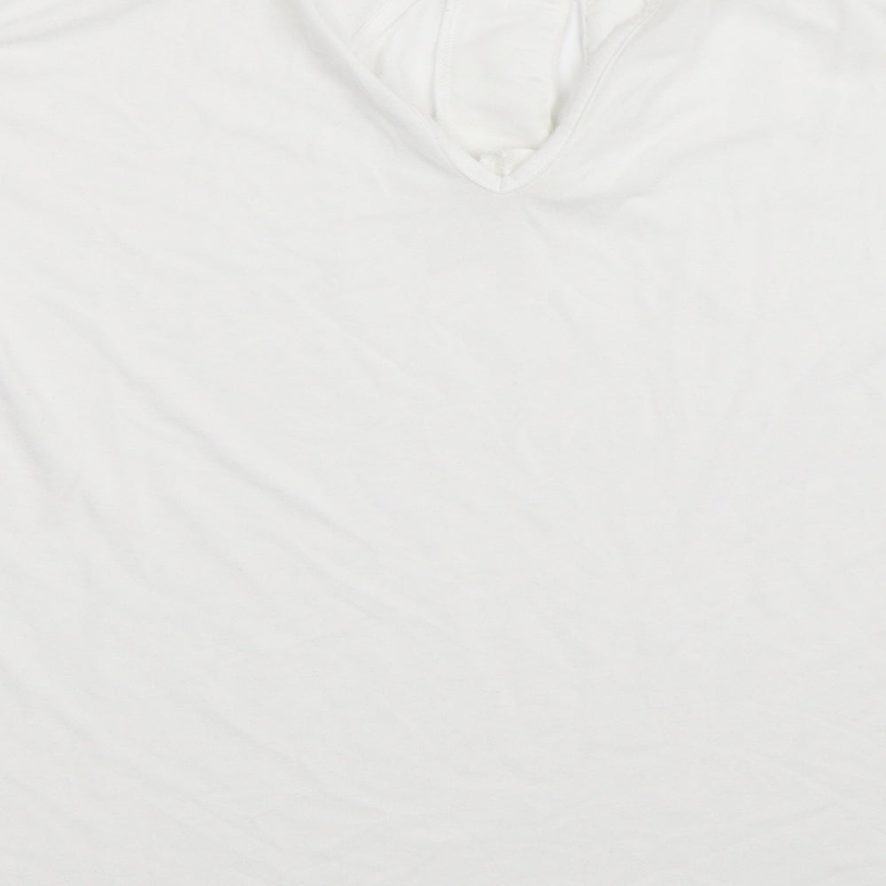 Womens UK Size 10 NEXT White Basic T-Shirt
