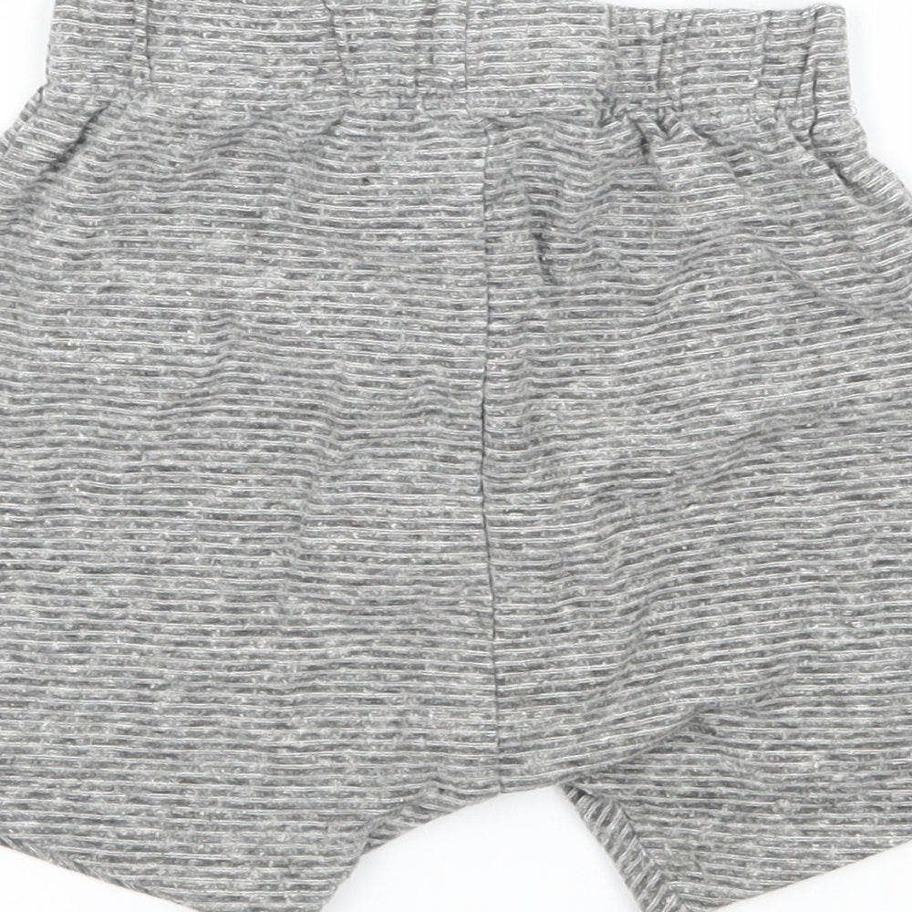 George Baby Grey Striped Jersey Capri Pyjama Pants Size 12-18 Months