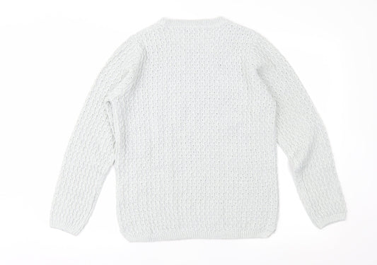 EWM Womens Grey Pullover Jumper Size S