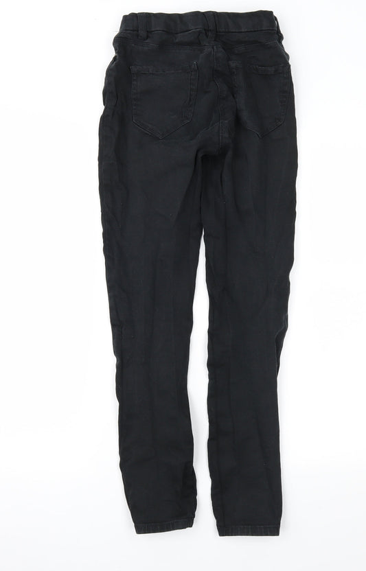 NEXT Womens Black Denim Skinny Jeans Size 6 L28.5 in