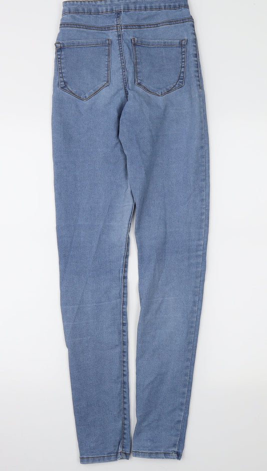 Denim Co Womens Blue Denim Skinny Jeans Size 6 L30 in