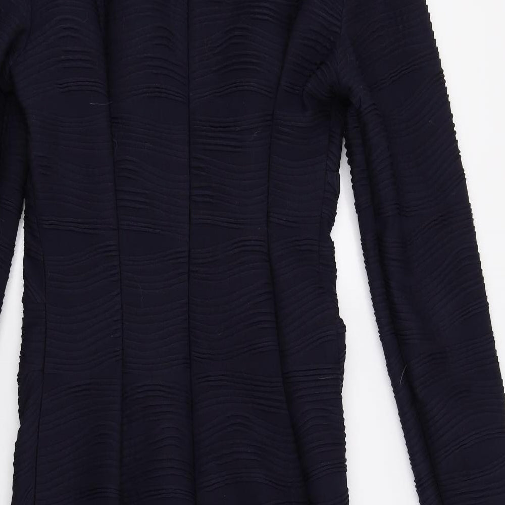 Joanna Hope Womens Blue A-Line Size 10