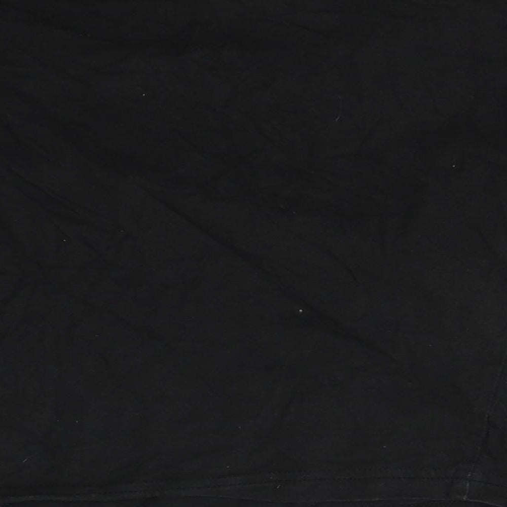 Threads Boys Black Rayon Basic T-Shirt Size 3 Years