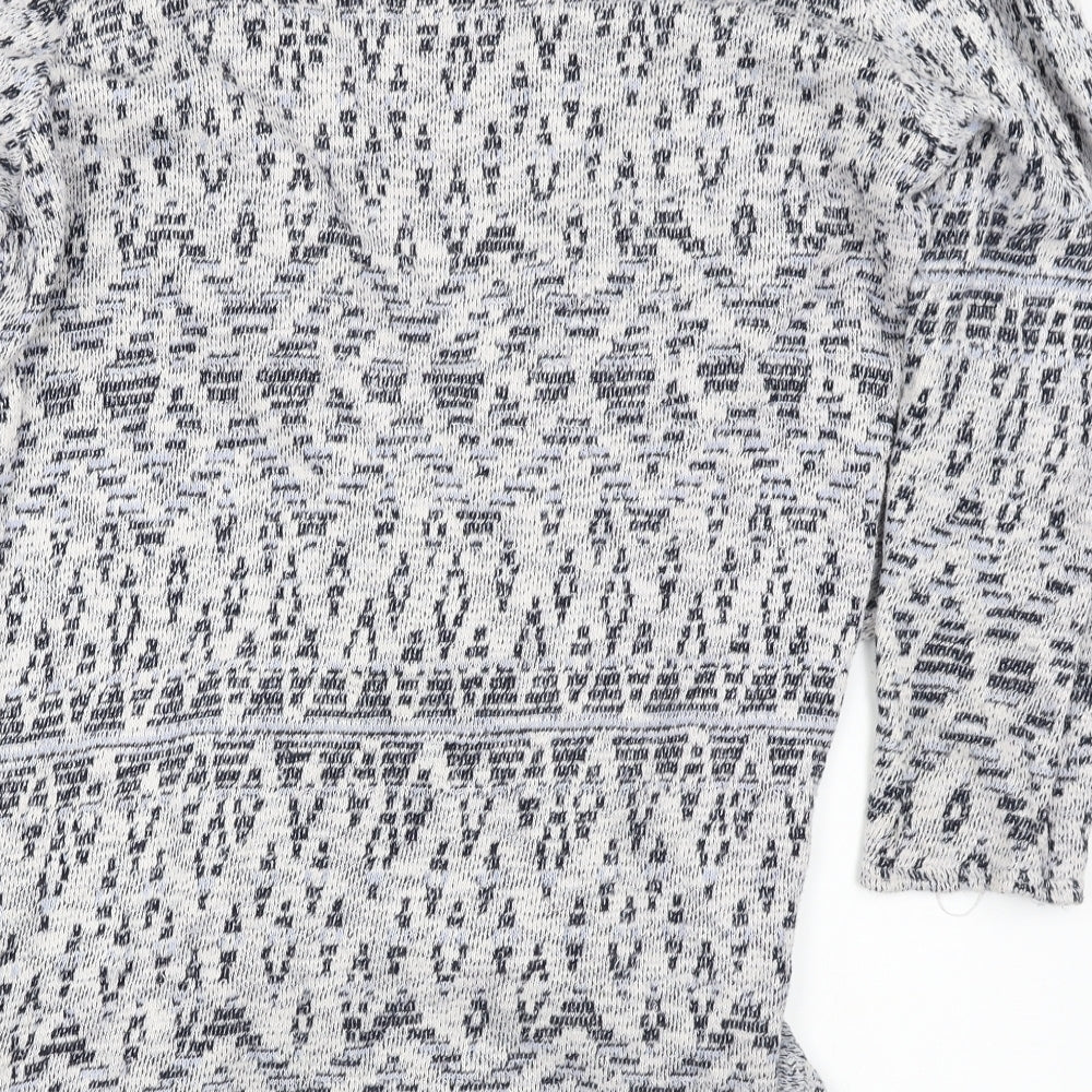Atmosphere Womens Grey Cardigan Jumper Size L