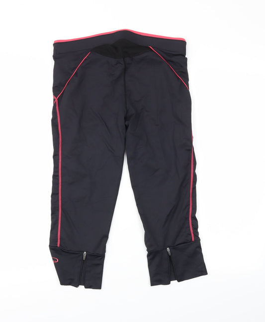 pierre roliert Womens Black Pedal Pusher Leggings Size XL L17 in