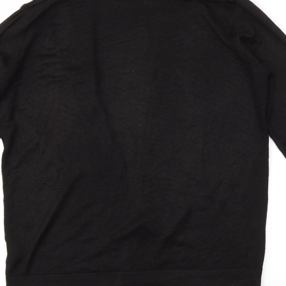Fay Louise Womens Black Cardigan Jumper Size S